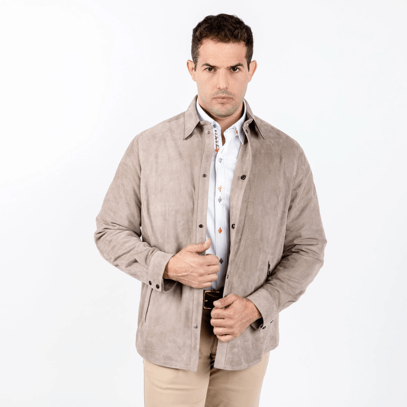 METIS SUEDE SHIRT JACKET