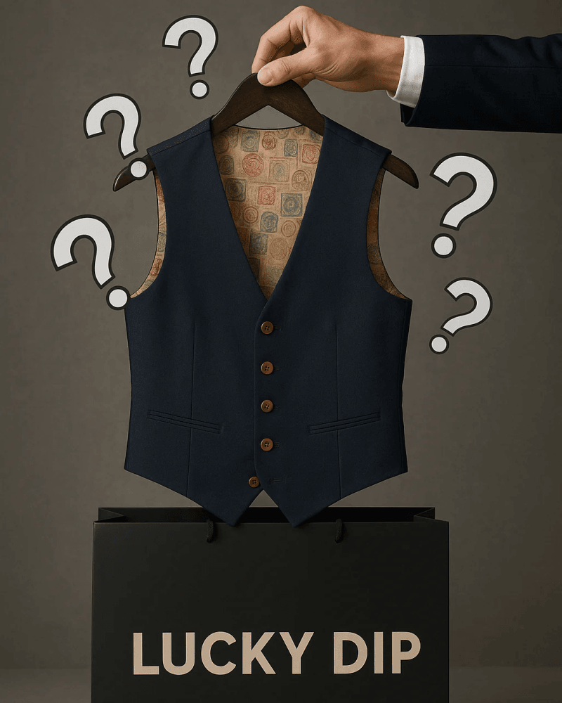 MENS LUCKY DIP WAISTCOAT - MYSTERY VEST