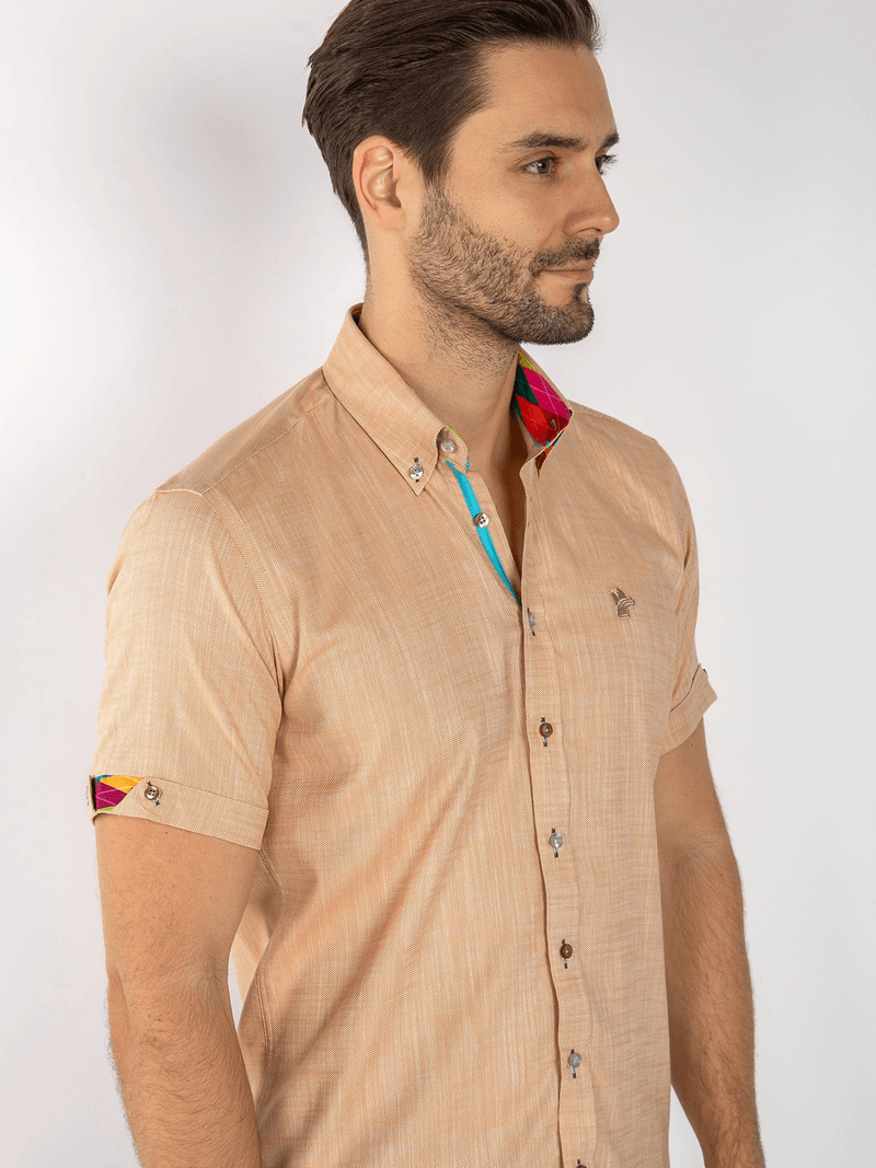 PASTEL TEXTURE CLASSIC SHORT SLEEVE SHIRT