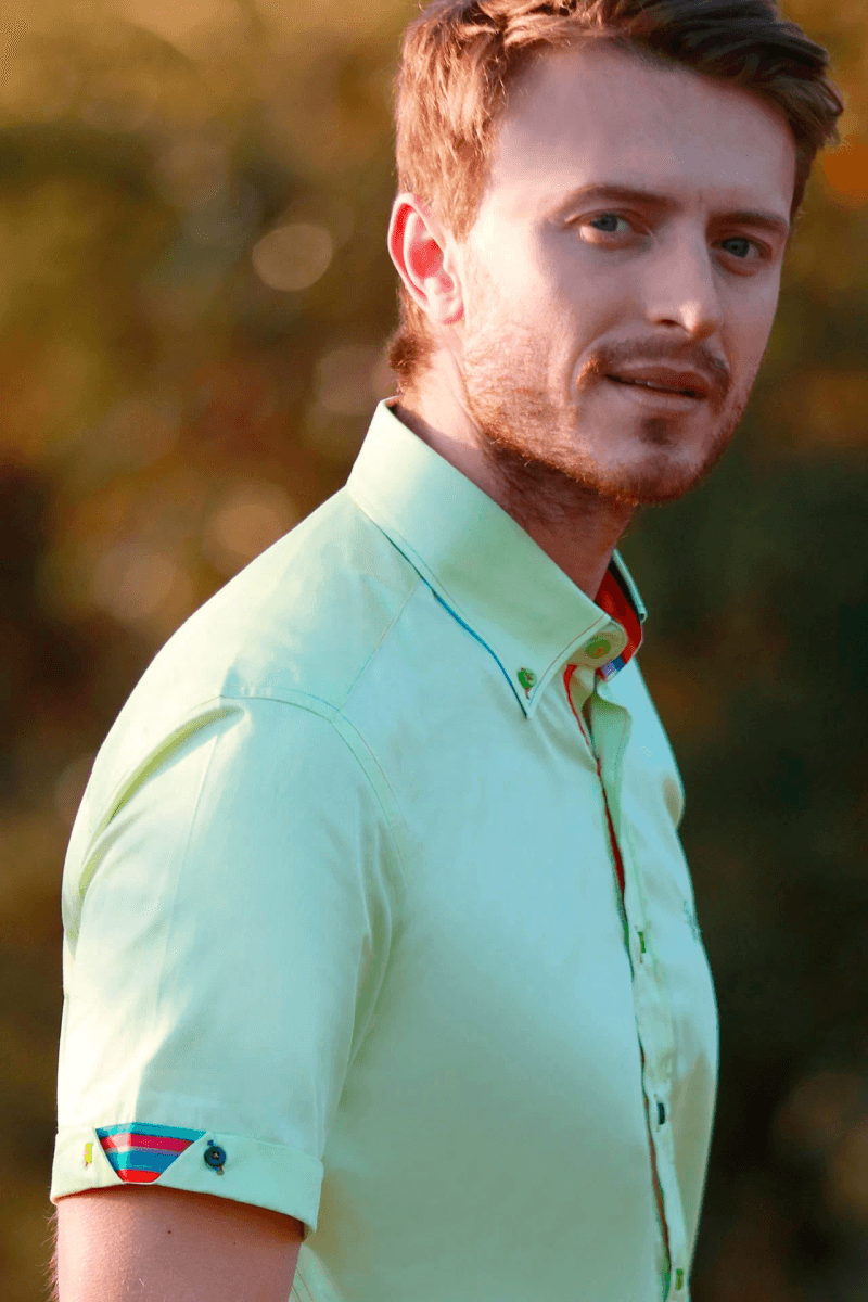 CLASSIC SATIN COTTON SHORT SLEEVE SHIRT PEGASUS EDITION