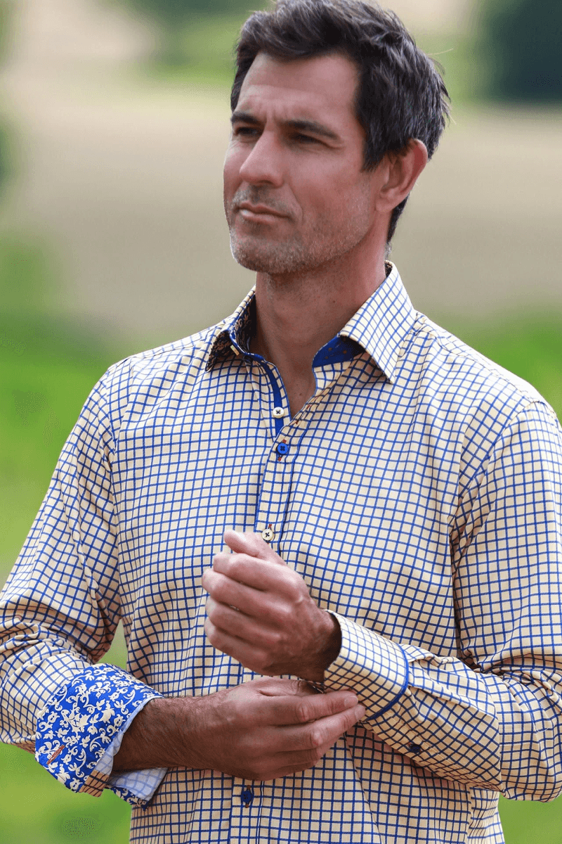 CHECK PATTERNED SHIRT