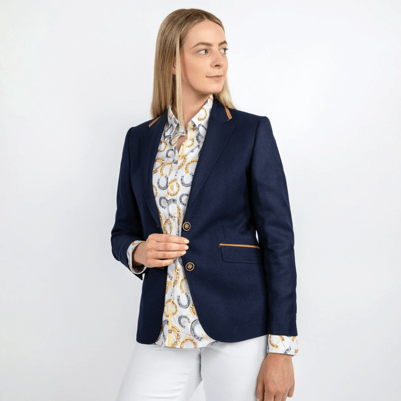SIGNATURE EQUESTRIAN WOMENS JACKET WITH ELBOW PATCH