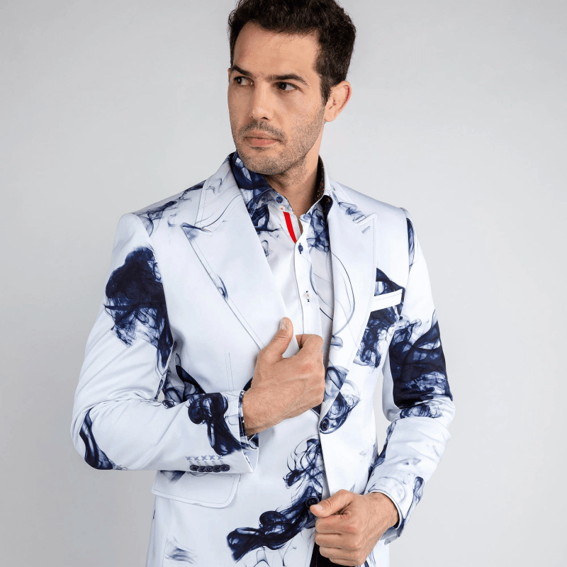 SMOKE PRINTED JACKET