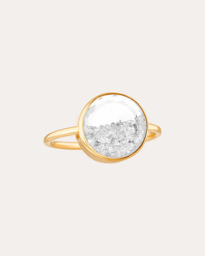 Moritz Glik Women's Diamond & 18k Gold Core 12 Shaker Ring in Yellow Gold