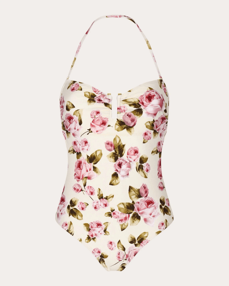 Aguaclara Women's La Rose Strapless One-Piece in Pink Elastane/Polyamide