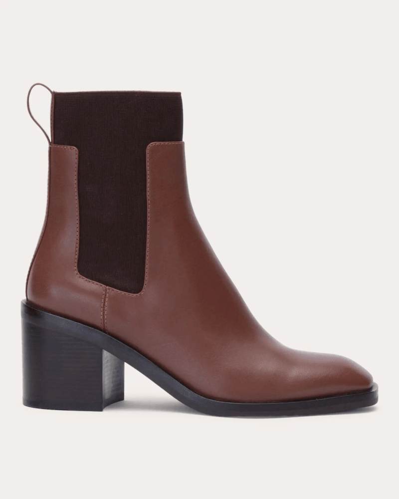 3.1 Phillip Lim Women's Alexa Leather Chelsea Boot in Cognac Leather/Rubber
