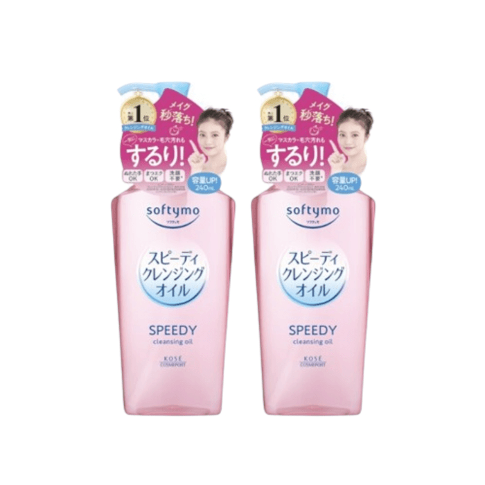 Kose - Softymo Speedy Cleansing Oil Pump (2024 Version) - 240ml (2ea) Set