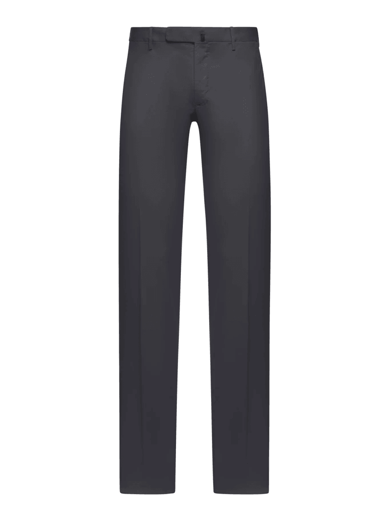 SLIM FIT TAILORED COTTON TROUSERS - Incotex - Man