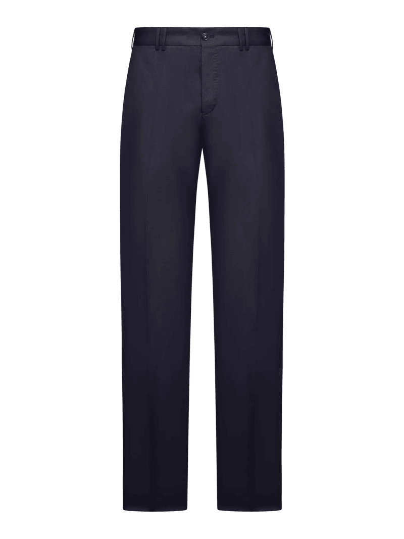 TAILORED TROUSERS IN LINEN AND COTTON BLEND - Pt Torino - Man