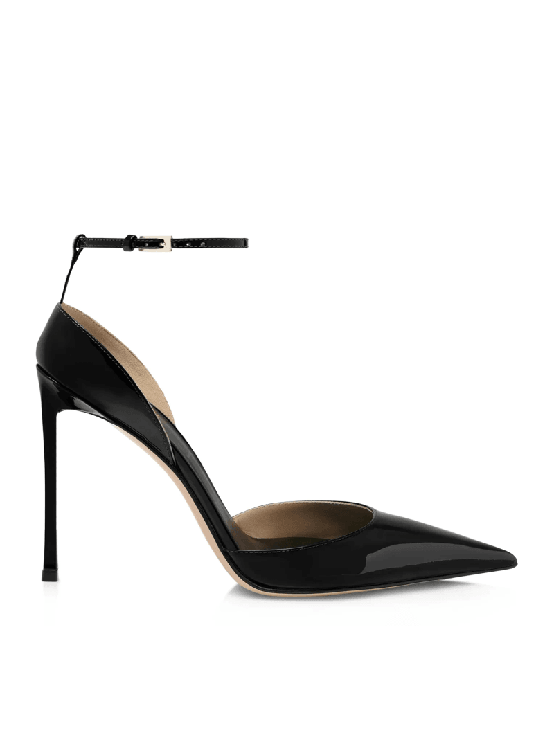 VERTIGO PATENT LEATHER DÉCOLLETÉ WITH ANKLE STRAP - Tom Ford - Woman