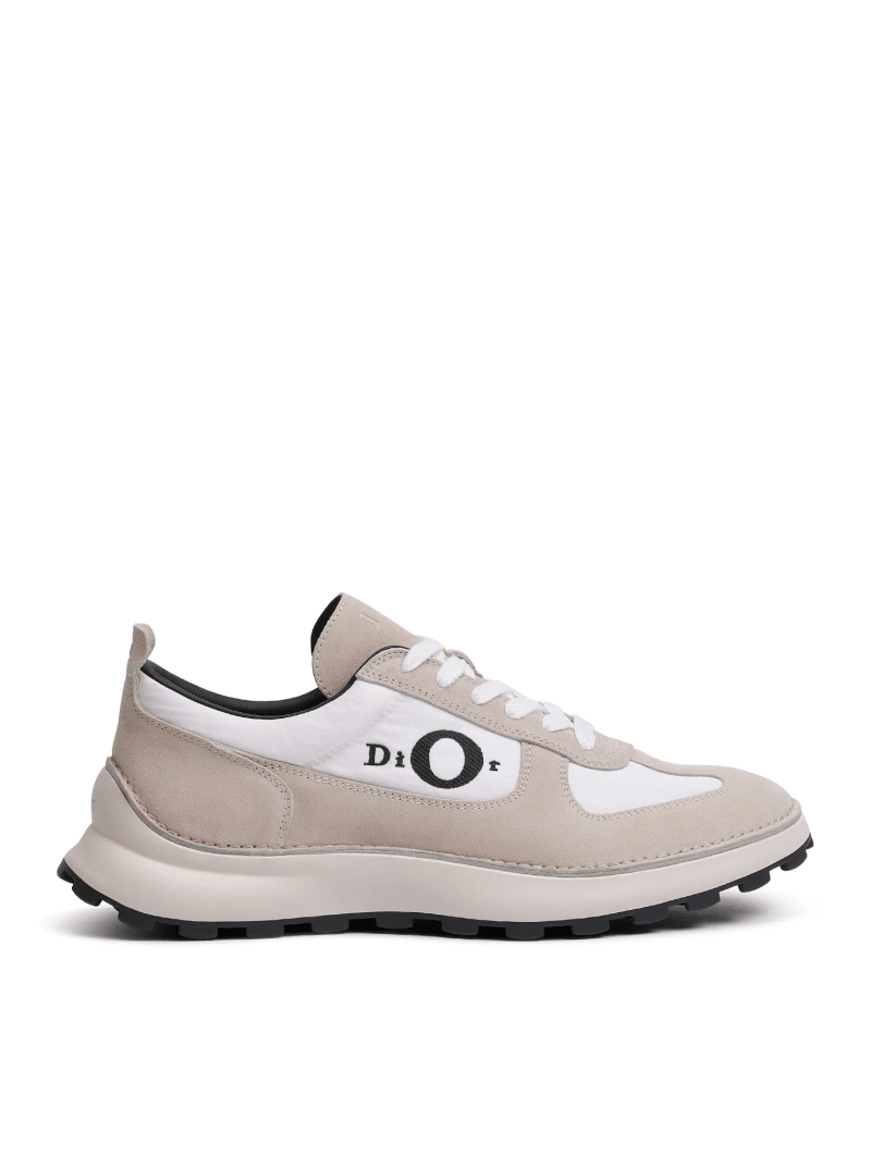 SQUASH SNEAKERS IN SUEDE CALFSKIN AND TECHNICAL FABRIC - Christian Dior - Man