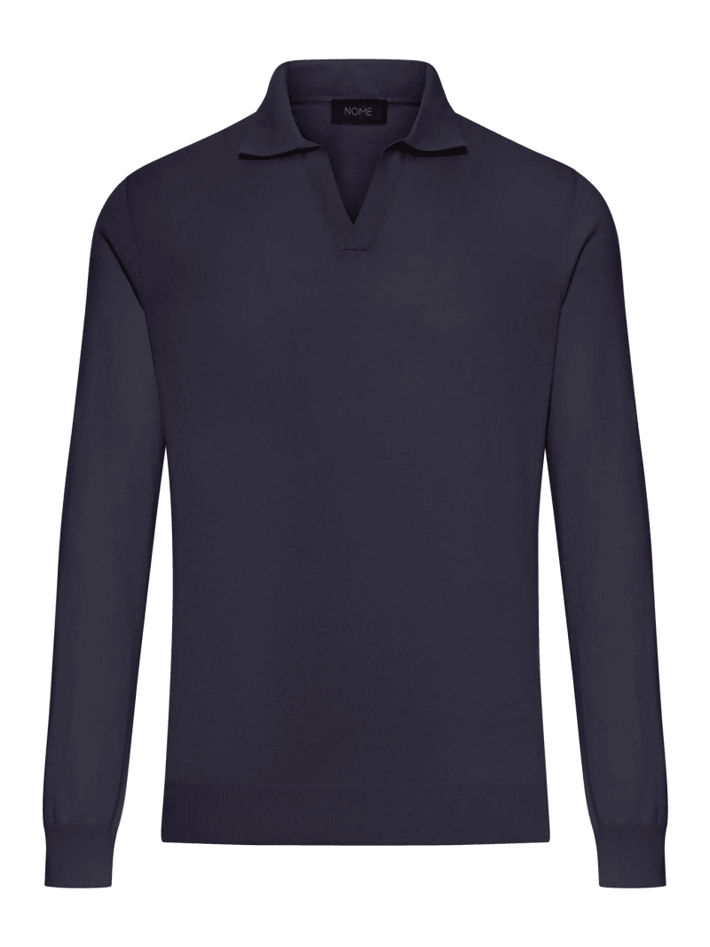 COTTON KNITTED TENNIS POLO - Nome G - Man
