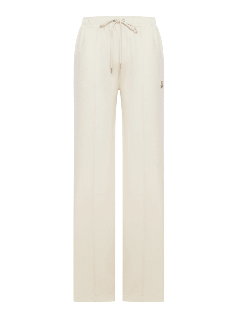 COTTON TRACKSUIT TROUSERS - Moncler - Woman