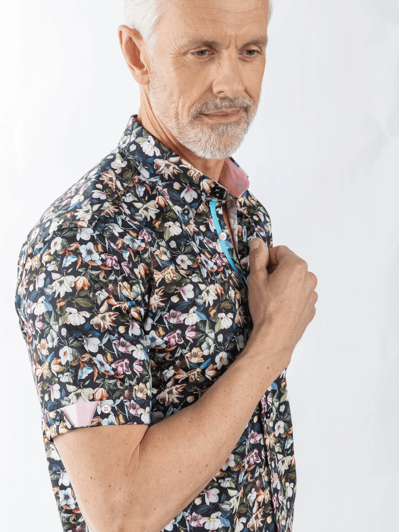 FLORAL SHORT SLEEVE SHIRT