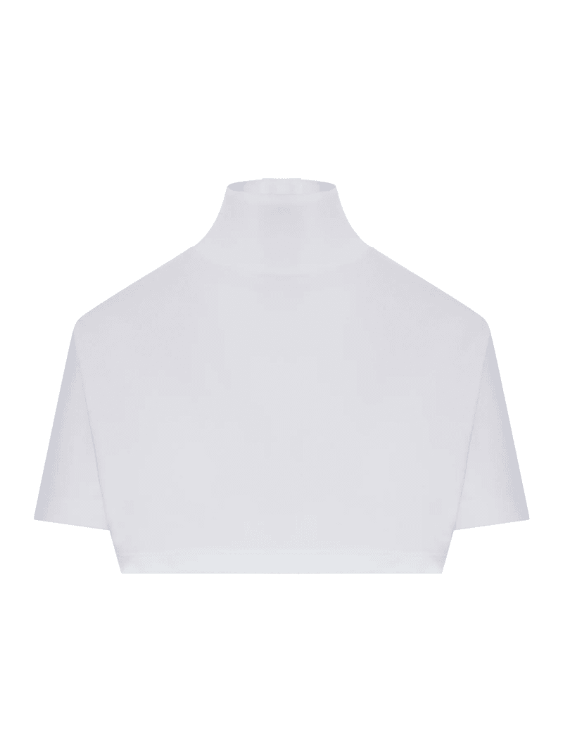 SHORT COTTON JERSEY T-SHIRT - Alaia - Woman