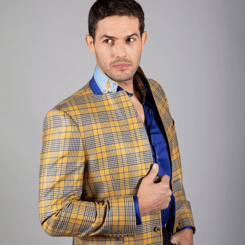 CLAUDIO LUGLI CHECK JACKET CLJ1910