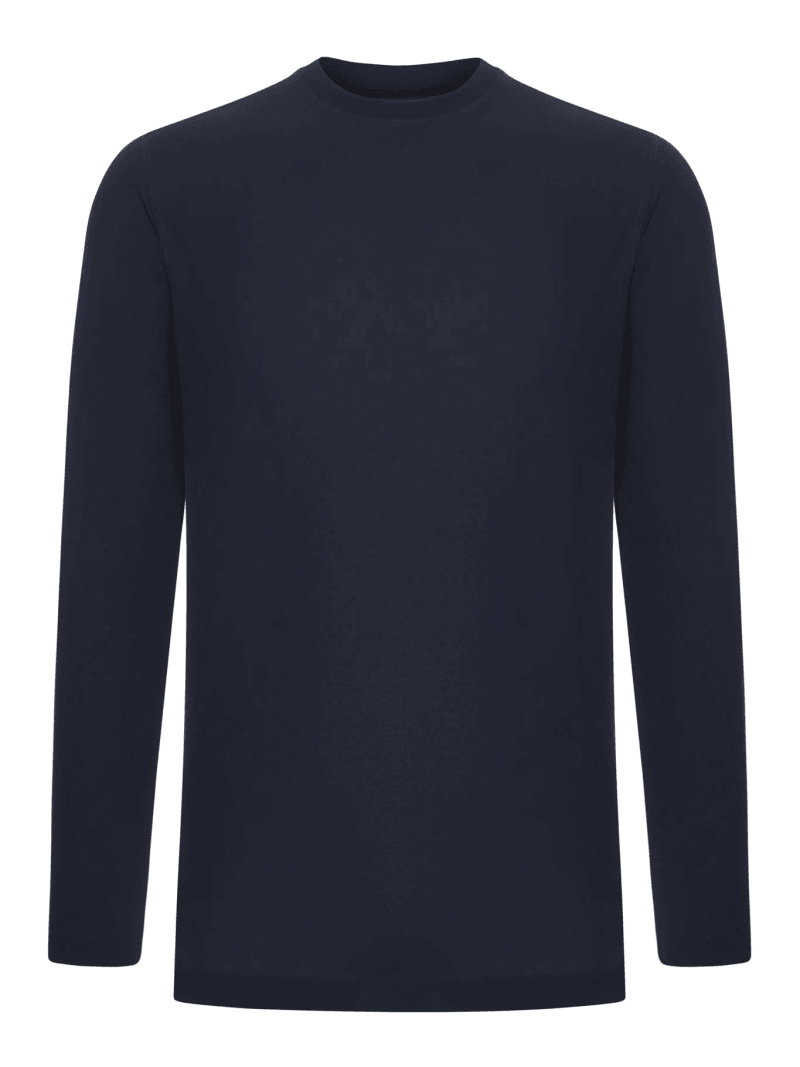 SLIM FIT LONG-SLEEVED ICE COTTON T-SHIRT - Zanone - Man