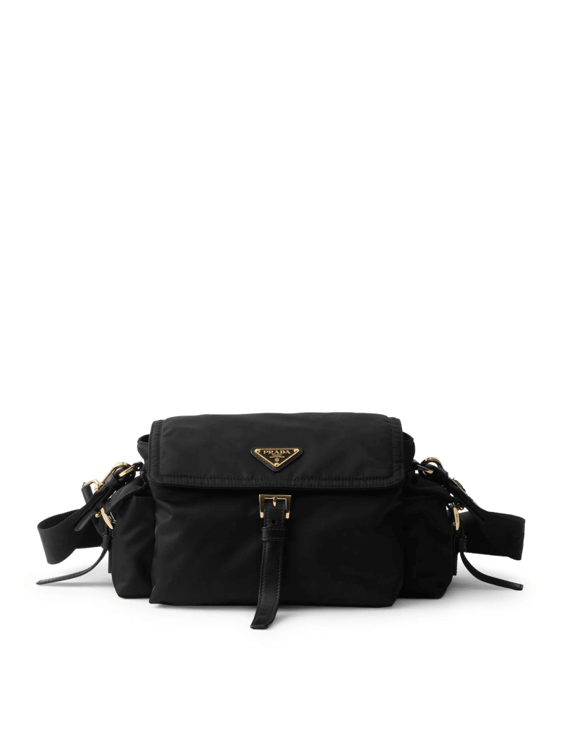 EXPLORE MEDIUM RE-NYLON BAG WITH FLAP - Prada - Woman