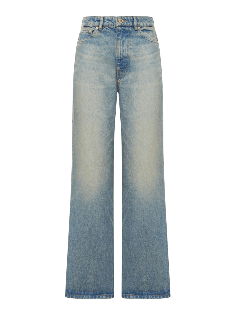 IZEY JEANS IN RIGID DENIM - Ganni - Woman