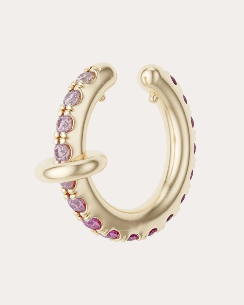 Spinelli Kilcollin Women's Pink Sapphire & 18k Gold Elara Ombré Ear Cuff in Yellow Gold