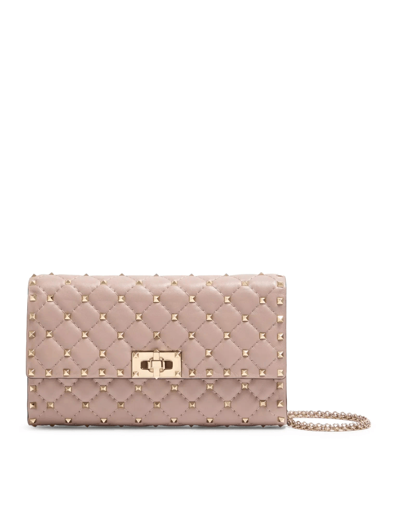 ROCKSTUD SPIKE NAPPA SHOULDER BAG - Valentino Garavani - Woman