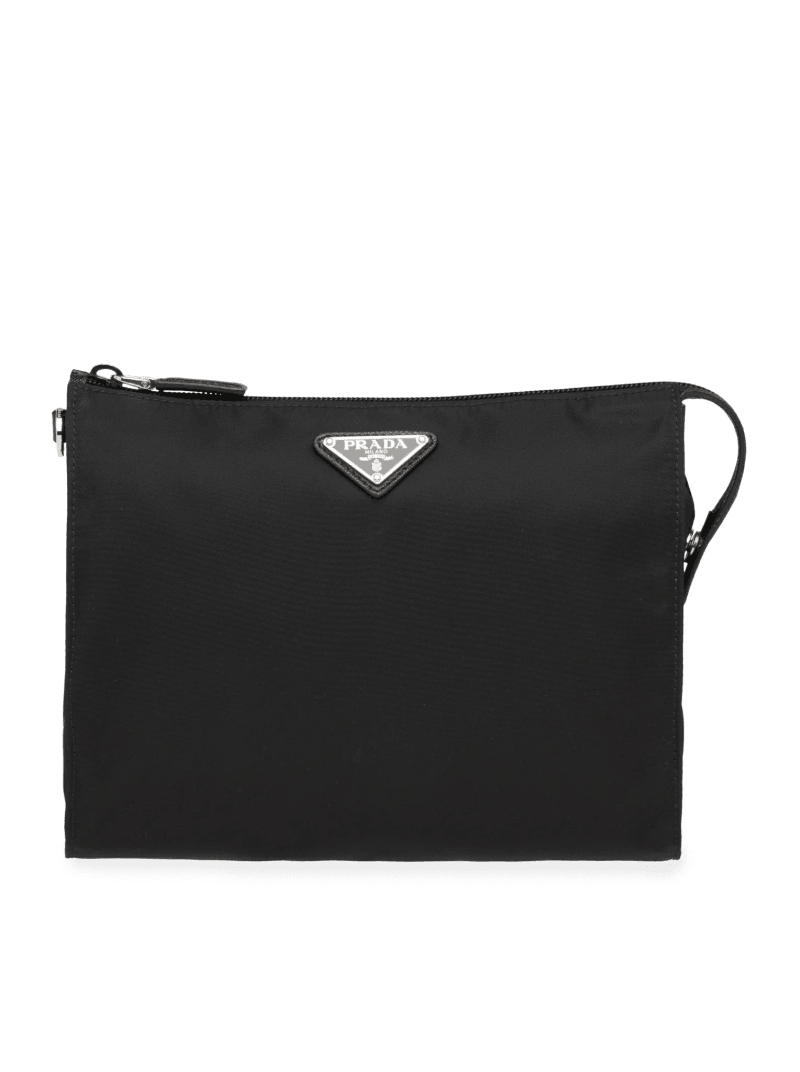 NECESSAIRE IN RE-NYLON AND SAFFIANO - Prada - Man