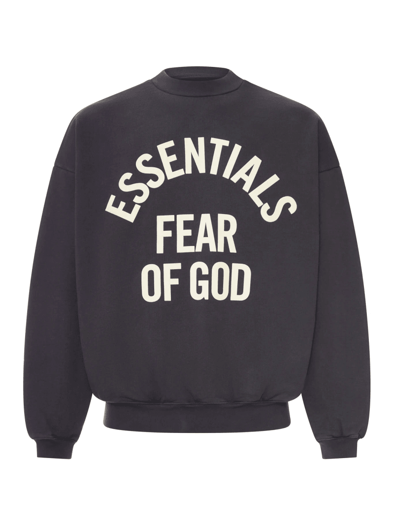 90`S CREW NECK COTTON CAMPUS SWEATSHIRT - Fear Of God Essentials - Man