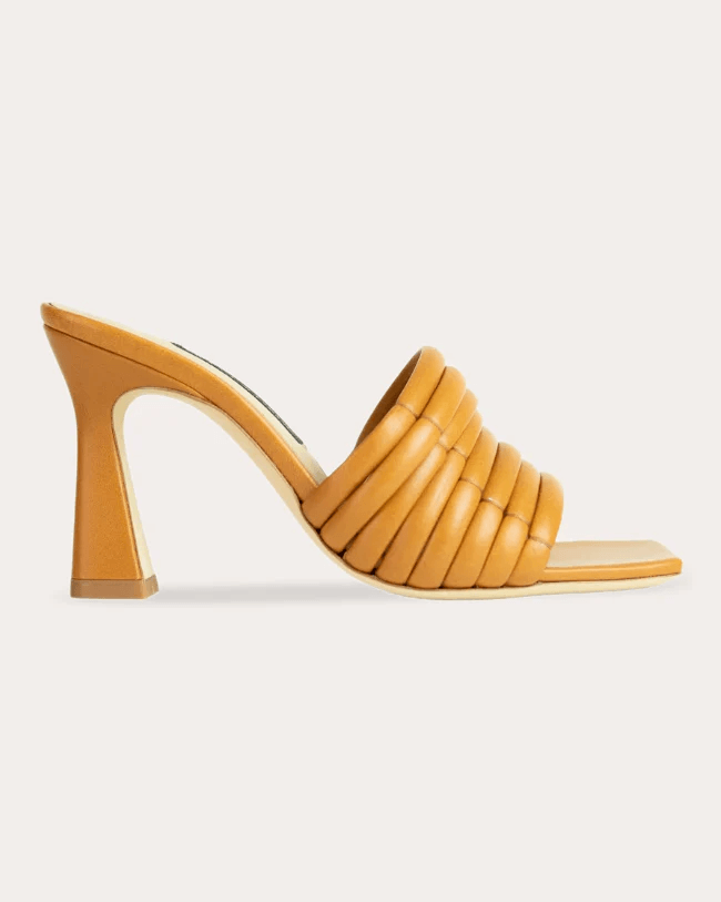 Chelsea Paris Women's Ace Leather Mule in Clay Nappa Leather