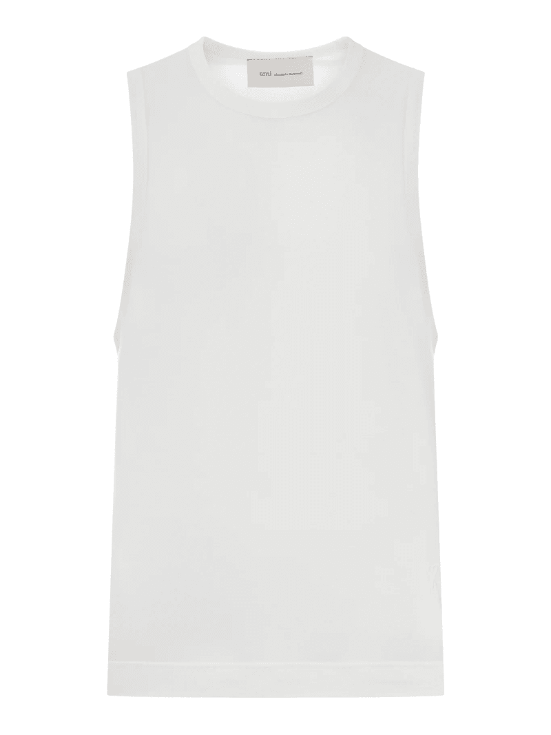COTTON TOP WITH AMI DE COEUR EMBROIDERY - Ami Paris - Man