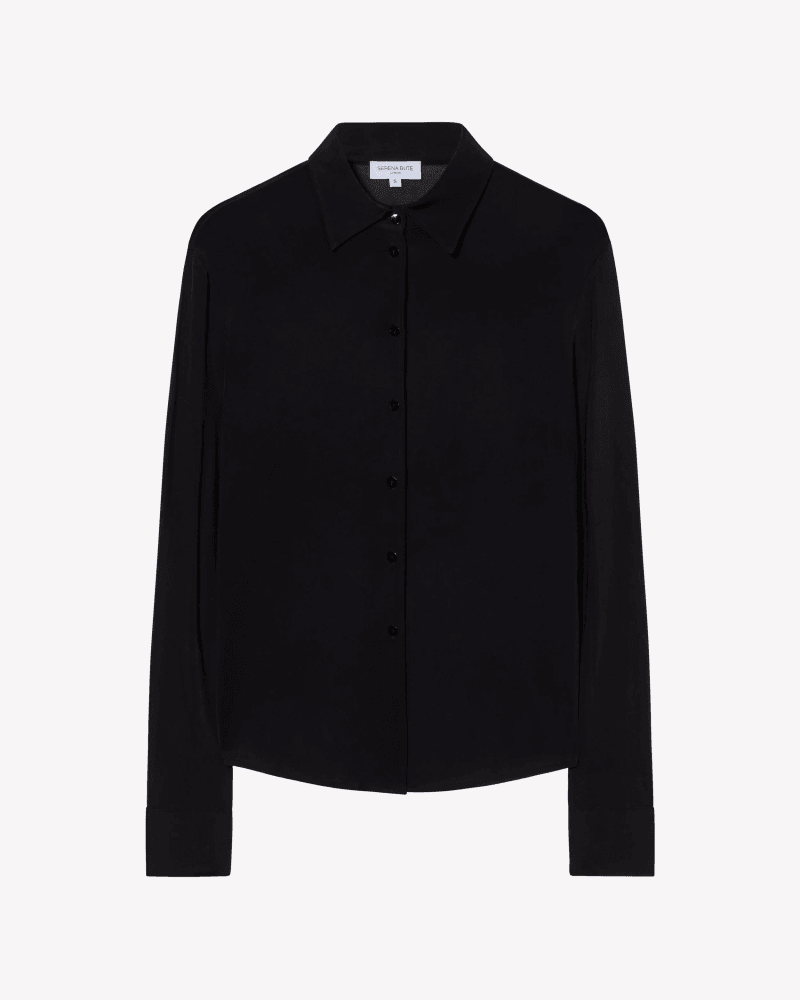 Jersey Stretch Fit Shirt - Black