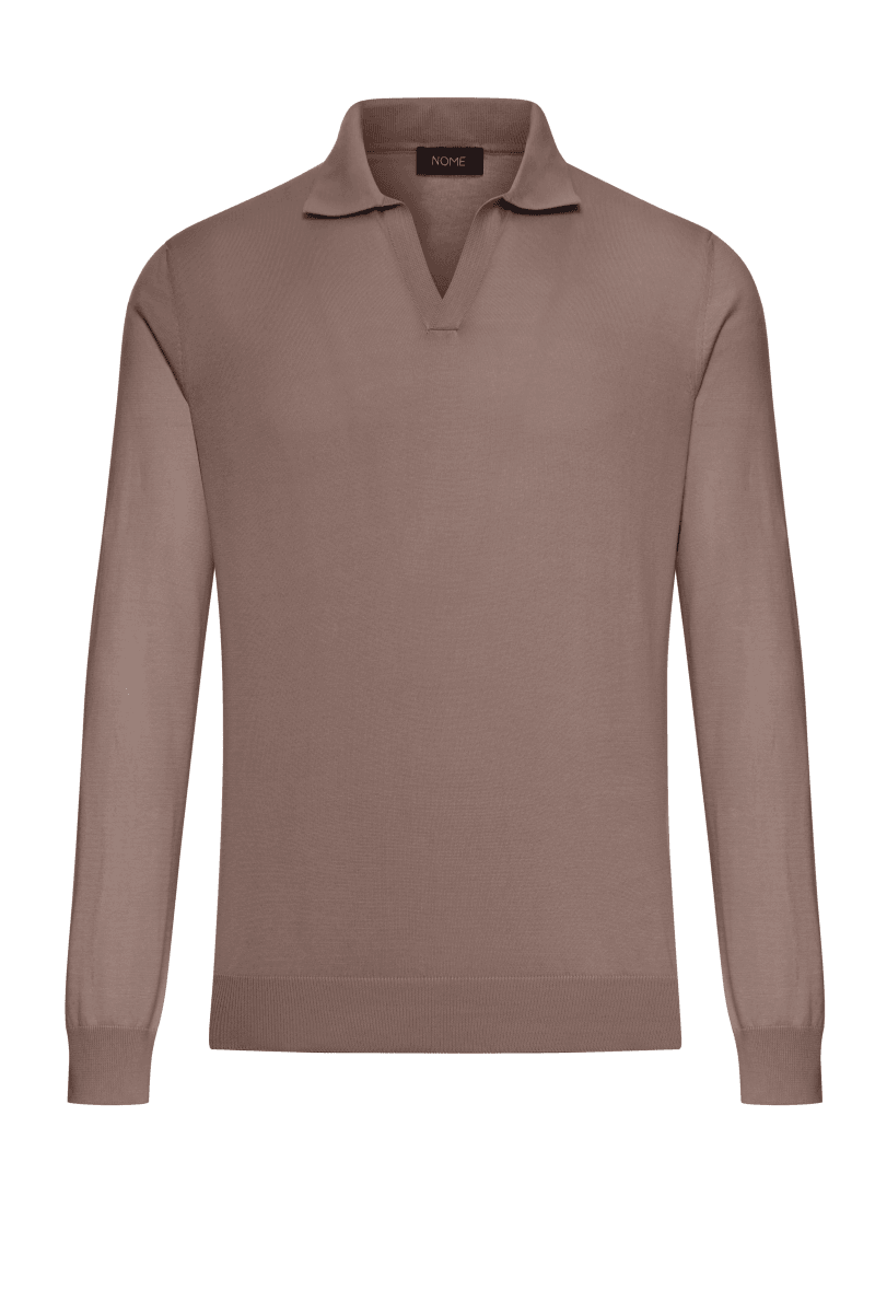 COTTON KNITTED TENNIS POLO - Nome G - Man