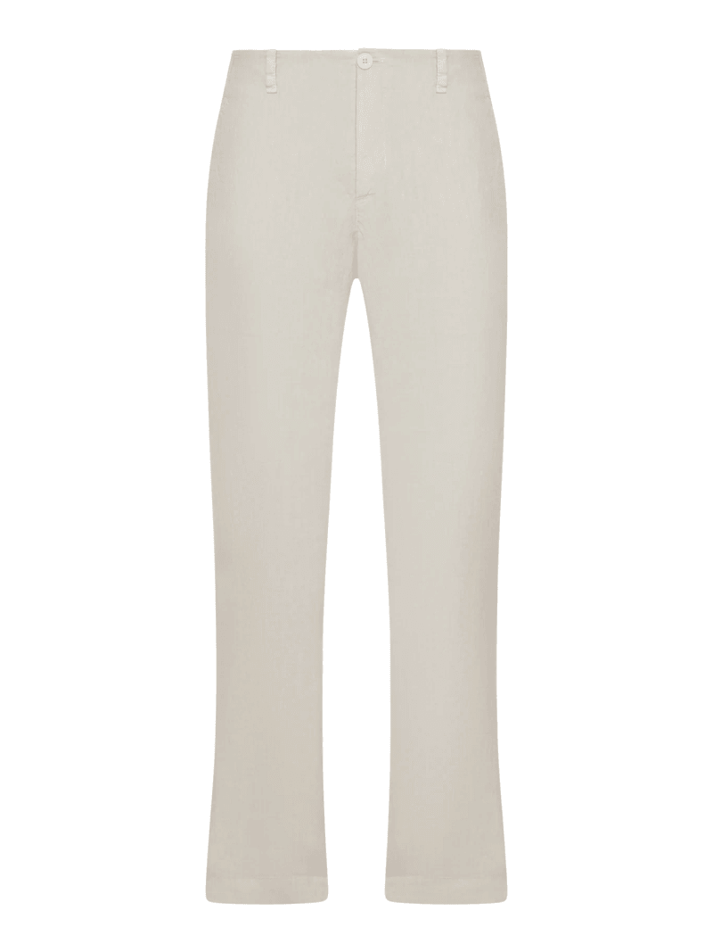 REGULAR-FIT LINEN TROUSERS - Transit - Man