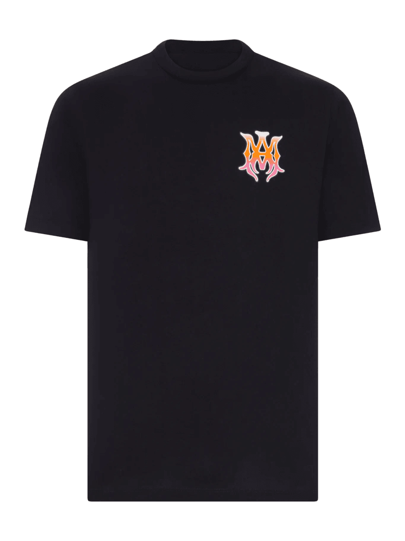 COTTON T-SHIRT WITH FRONT LOGO - Amiri - Man
