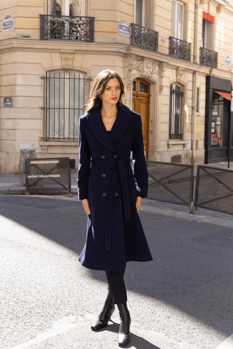 Gaâla Paris Manteau en laine et cachemire Angelina
