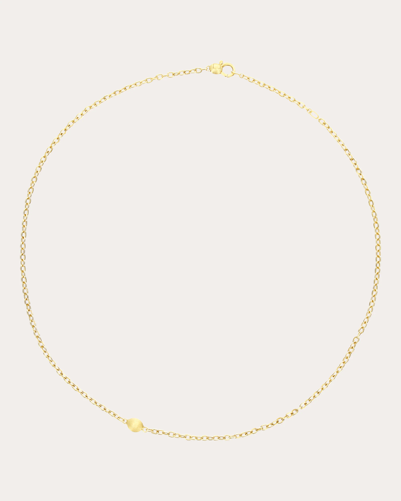 Nanis Italian Jewels Women's 18k Gold Short Boules Necklace in Yellow