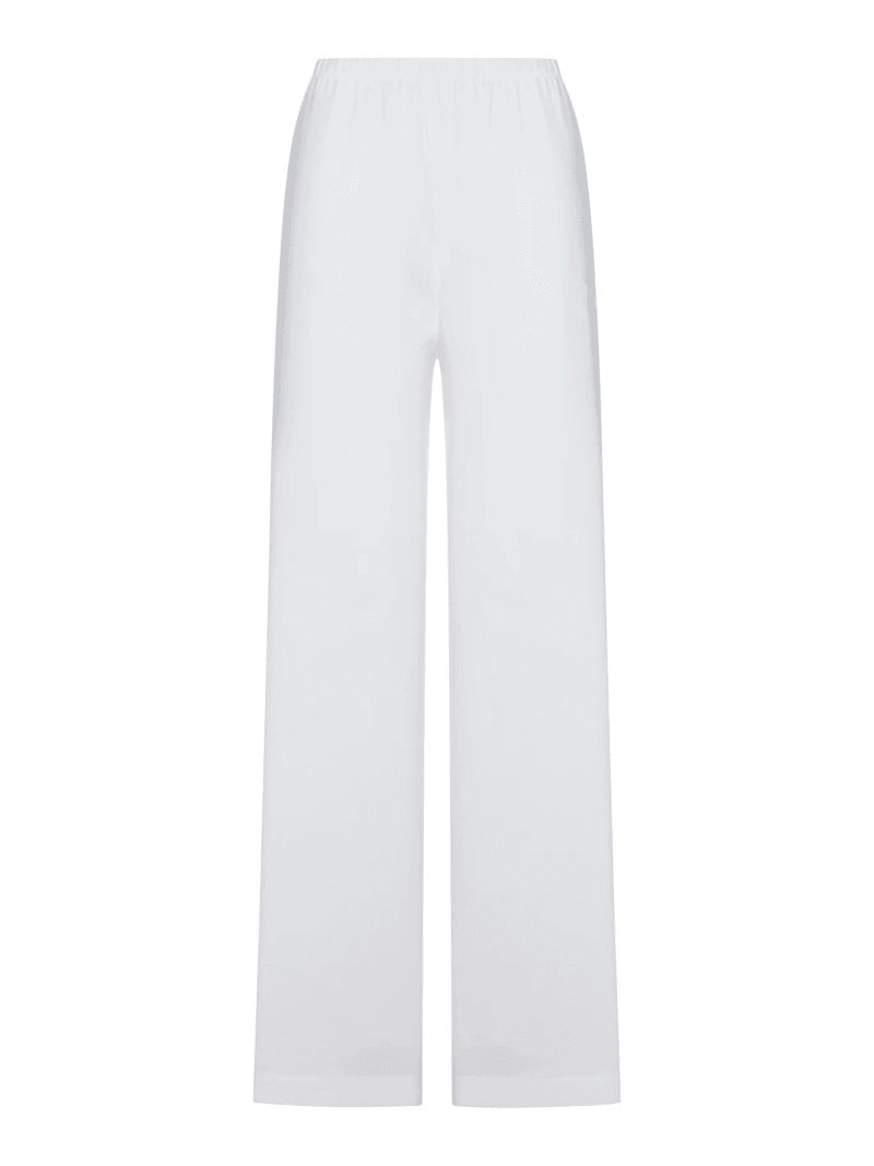 DESTINY TROUSERS IN LINEN BLEND CANVAS - Max Mara Pure - Woman