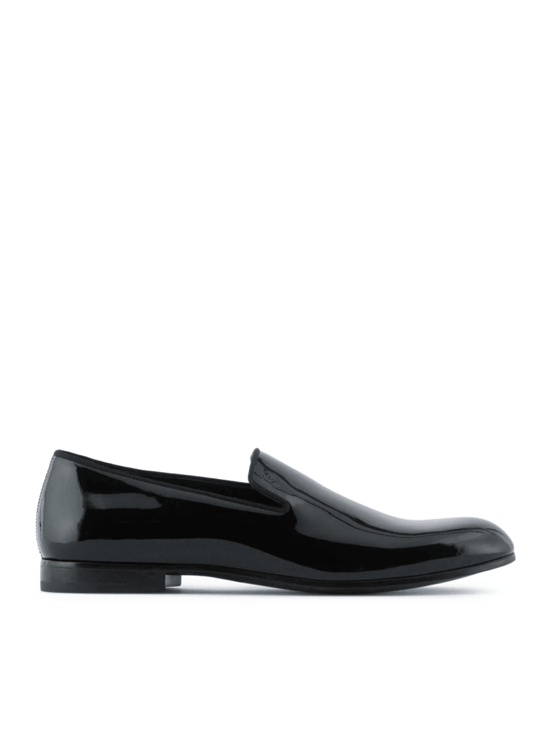 PATENT LEATHER LOAFERS - Giorgio Armani - Man