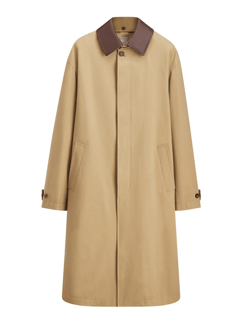 CLASSIC COAT WITH EMBROIDERY - Christian Dior - Man