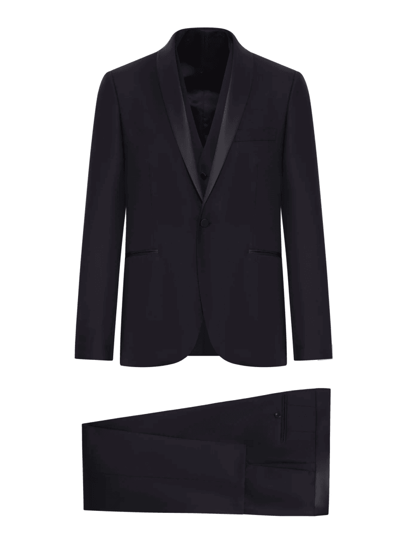 SINGLE-BREASTED VIRGIN WOOL TUXEDO - Tagliatore - Man