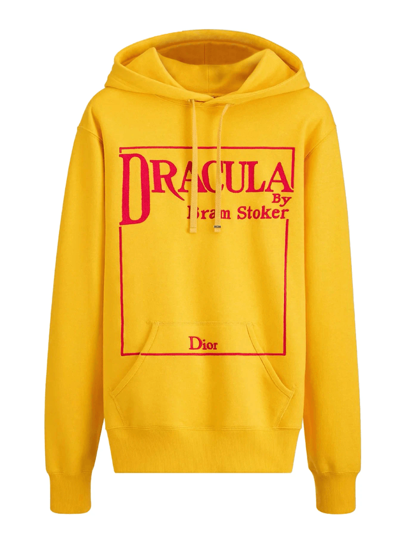 HOODIE WITH BOOK COVER EMBROIDERY - Christian Dior - Man