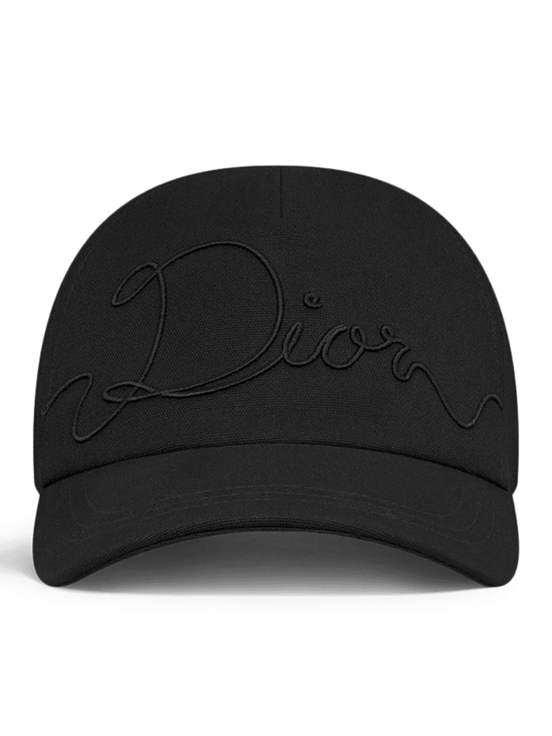 COTTON CANVAS RIBBON HAT - Christian Dior - Man