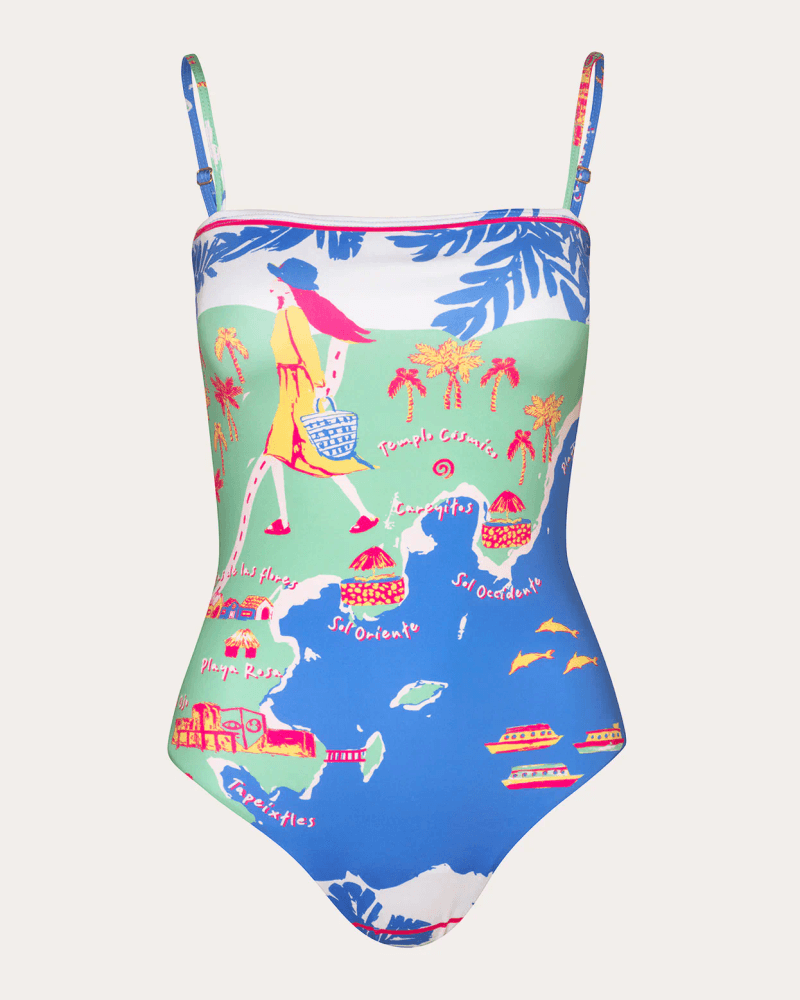 Verdelimon Women's Sumatra Careyes One-Piece Polyester
