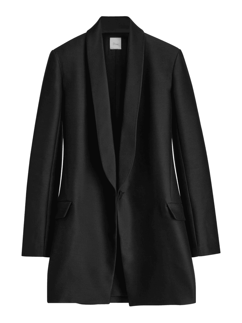 WOOL AND SILK BLEND JACKET - Christian Dior - Woman