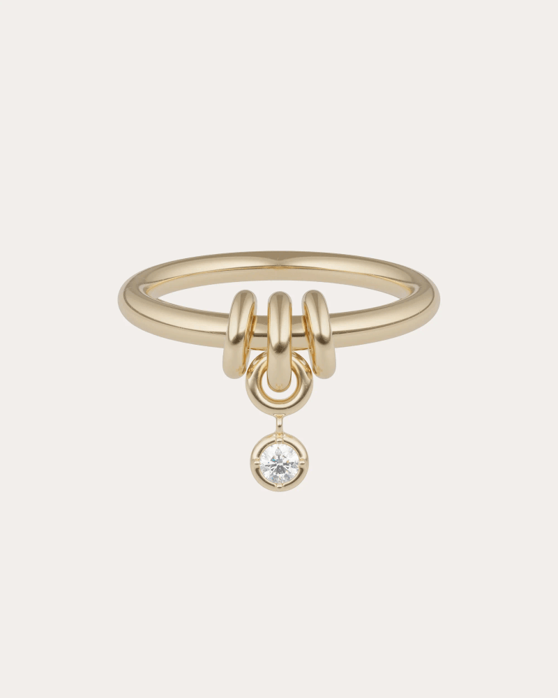 Spinelli Kilcollin Women's Diamond & 18k Gold Pia Ring in Yellow Gold