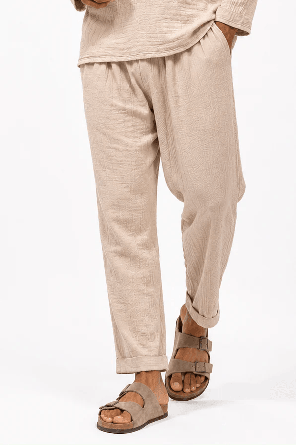 COTTON KNIT NOMAD SUMMER TROUSERS