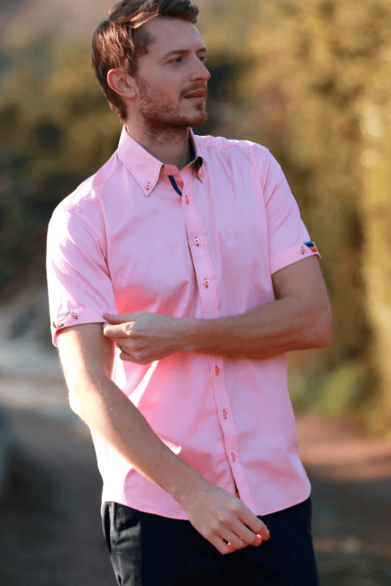 CLASSIC SATIN COTTON SHORT SLEEVE SHIRT PEGASUS EDITION