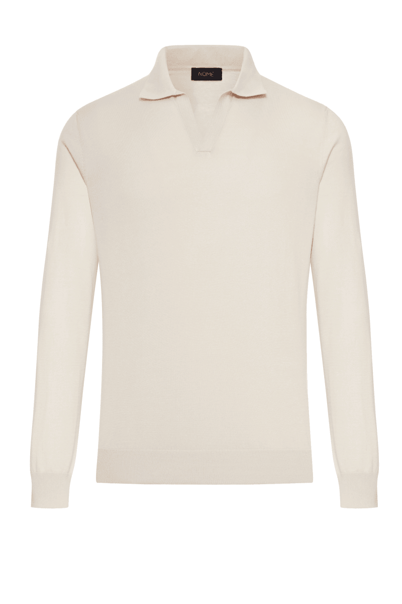 COTTON KNITTED TENNIS POLO - Nome G - Man