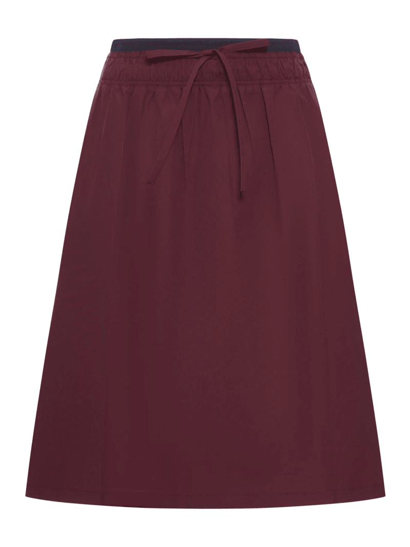 COTTON POPLIN MIDI SKIRT - Prada - Woman