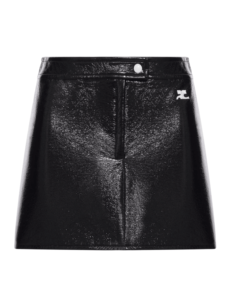 REEDITION VINYL MINI SKIRT - Courreges - Woman