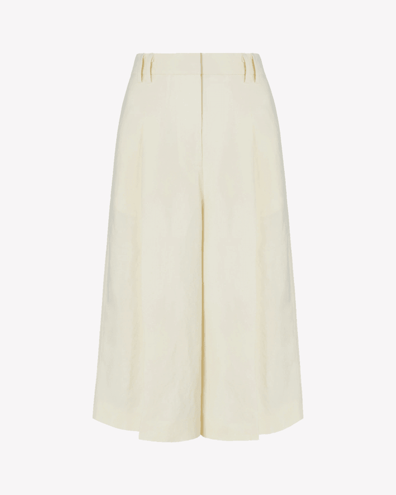 Linen Culotte - Ecru